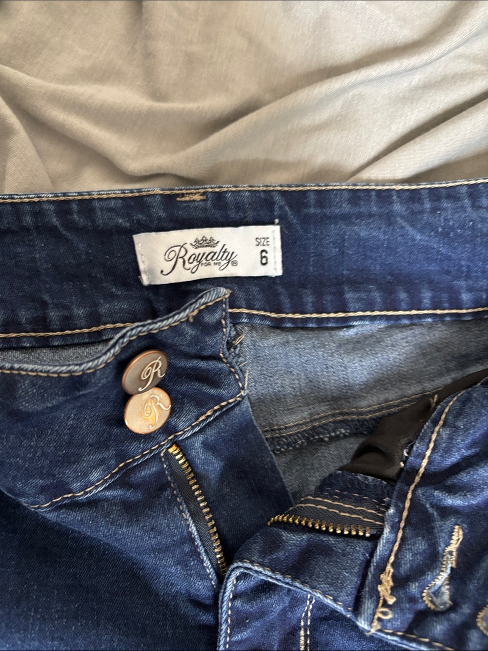 Royalty For Me Dark Indigo Denim Crop Capris